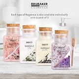 BRUBAKER Bath Salt Set 3x400g Lily Vanilla Lavender Natural Extracts Wellness view 8