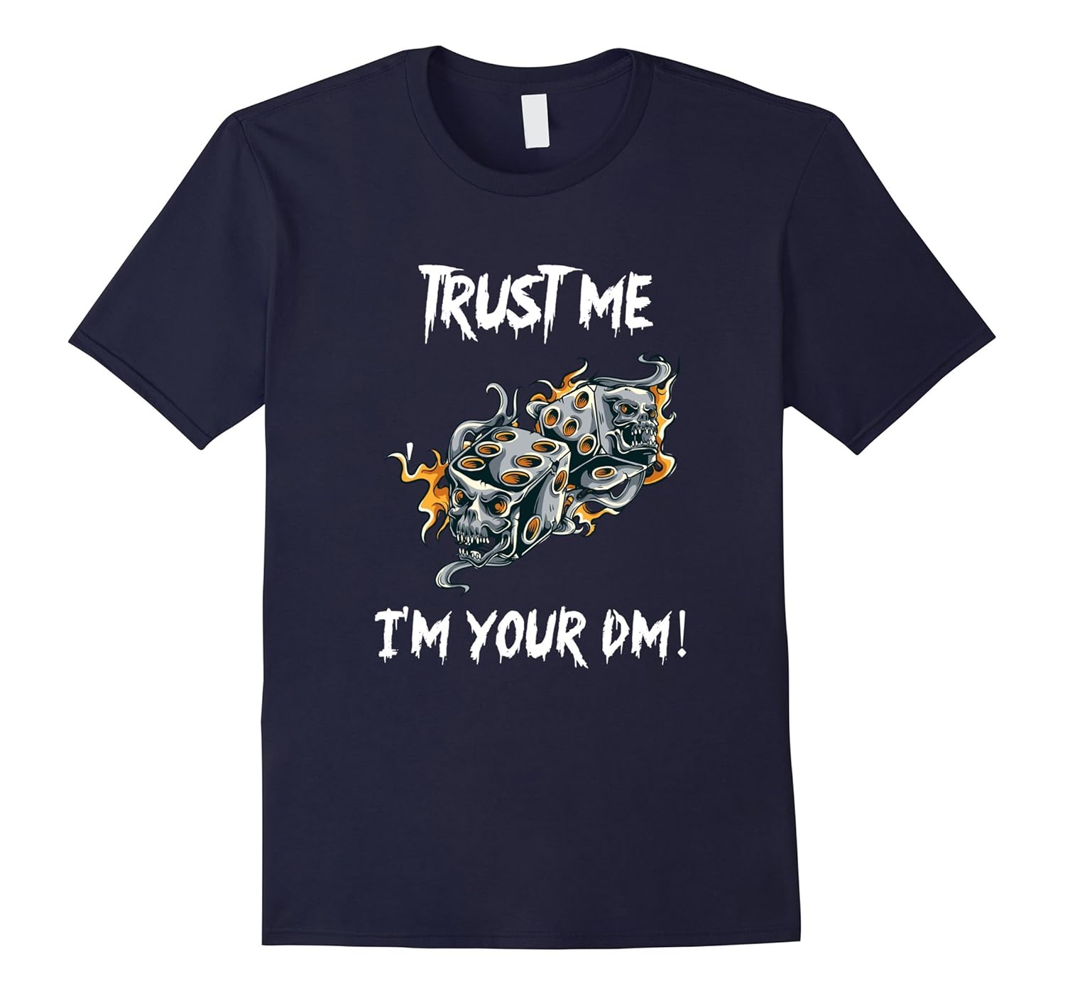 DM Role Playing Gamer T Shirt DnD Evil Dice-ANZ