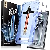 MAGIC JOHN 2 Pack for Samsung Galaxy S24 Ultra Screen Protector HD Clear | Auto Dust-Elimination Installation, Bubble Free, S