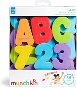 Munchkin Learn Baby Bath Foam Letters & Numbers Bath Toys view 2