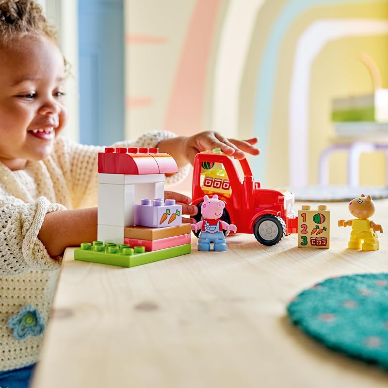 Duplo Peppa Pig Tractor and Market 10468