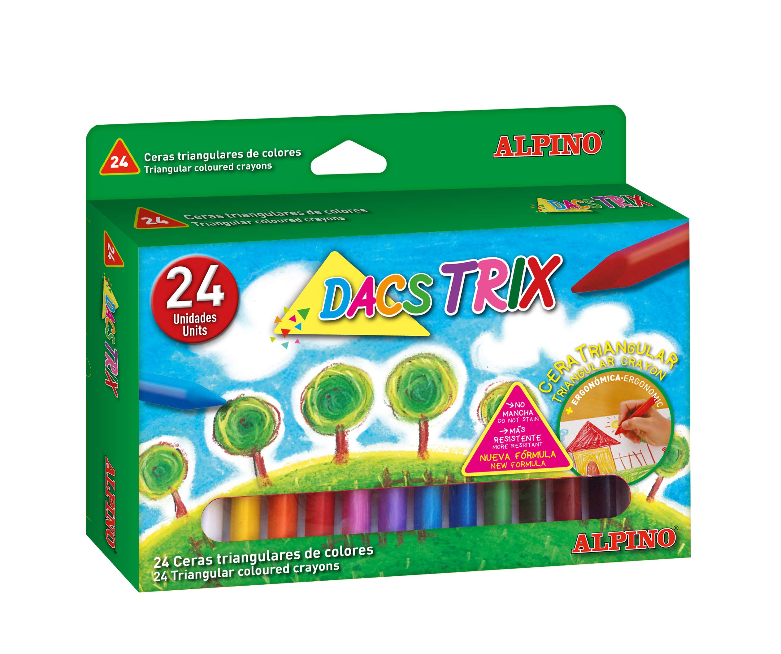 DACS 134791 Case of 24 Wax Crayons