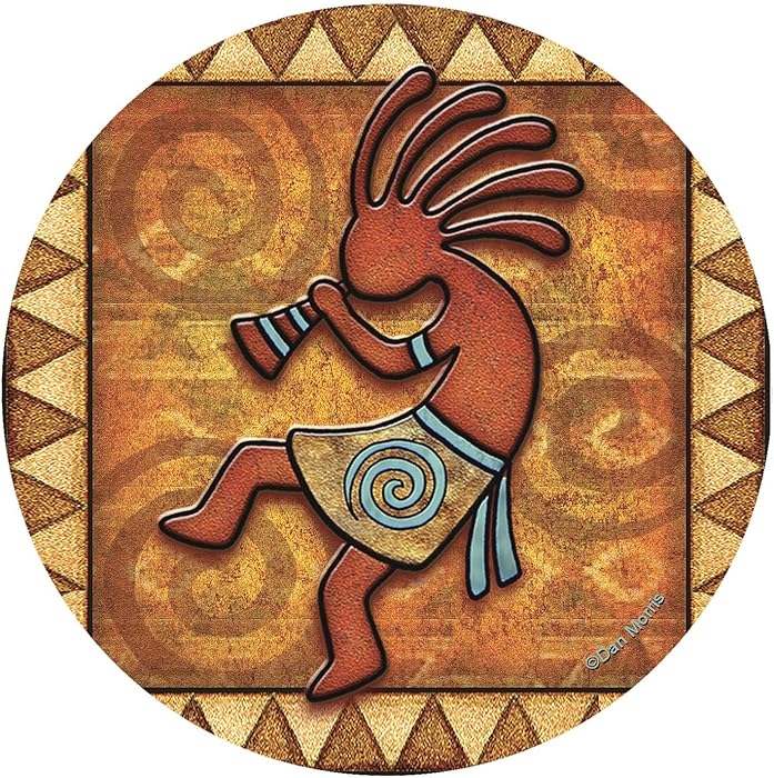 Thirstystone Stoneware Coaster Set, Kokopelli