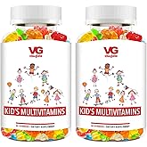 VITA GLOBE Kids Complete Multivitamin Gummies – with Vitamins A, C, D, E, B6 & B12 | Daily Immune, Growth & Wellness Support | Great-Tasting Chewable Supplement for Children – 120 Count (Pack of 2)