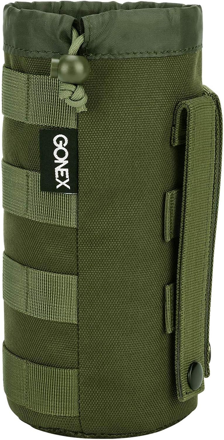 Gonex Tactical Military MOLLE Water Bottle Pouch Tan