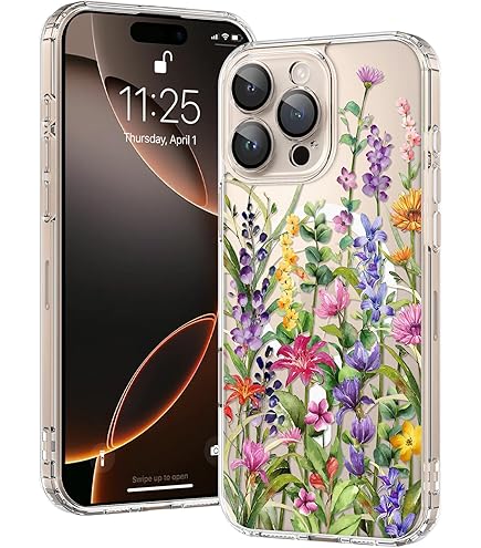 Amazon.com: OOK Magnetic for iPhone 16 Pro Case Brown Green