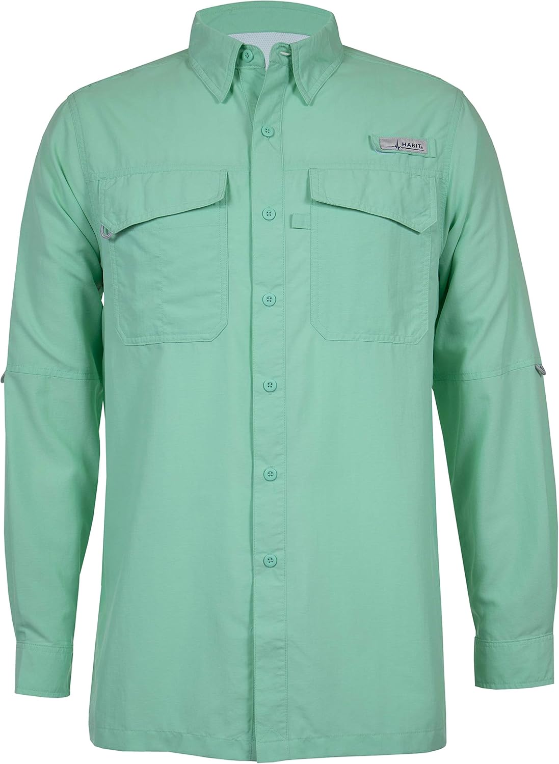 HABIT Mens Taku Bay Long Sleeve River Guide Fishing Shirt