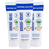 Emmi-dent Ultrasonic Toothpaste with Nano-Bubbles (Nature with Calcium, 3 Pack)