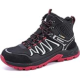 Queday Waterproof Hiking Boots Mens Lightweight Walking Shoes Daily Hike Trekking Trail Outdoor Camping Climbing
