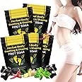 25PCS Herbal Body Detox Foot Soak Beads, Detox & Shaping Cleansing Foot Soak for Men and Women, Daily Rebody Body Detoxingherbs Foot Soak Beads for a Relaxing and Soothing Experience (5 Pack /25 PCS)