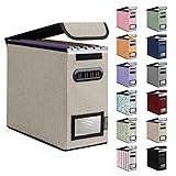 BALEINE File Organizer Box with Lid, Collapsible