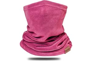 DYMEX Winter Neck Warmer Gaiter Fleece Neck Cover Cotton Balaclava Windproof Face Cover Mask for Women Men