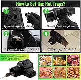Dreyoo 2 Pack Rat Traps Kill Instantly Humane Outdoor Indoor view 4