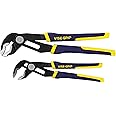 IRWIN VISE-GRIP GrooveLock Pliers Set, V-Jaw, 2-Piece (2078709)