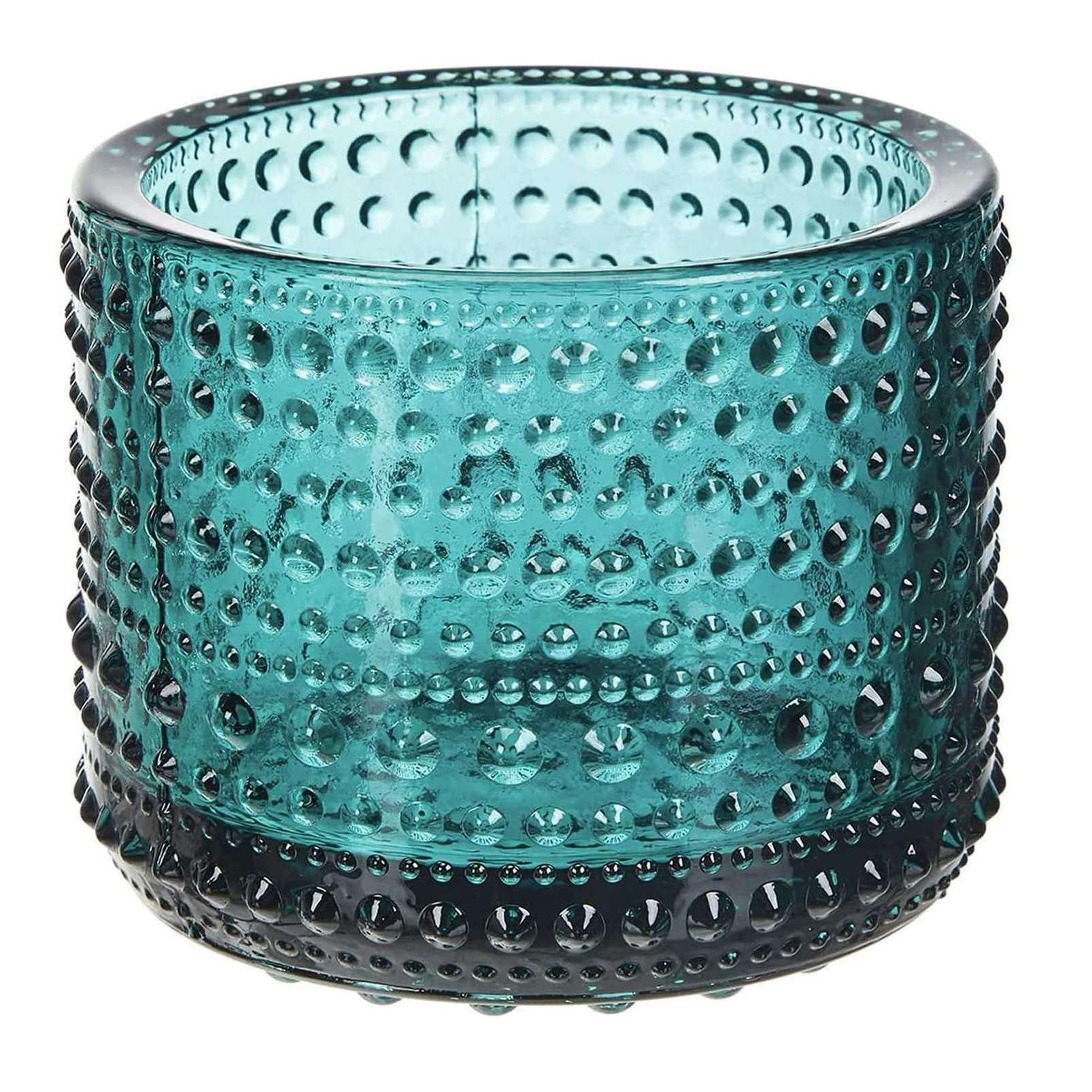 iittala Kastehelmi Windproof Candle Holder Default seeblau