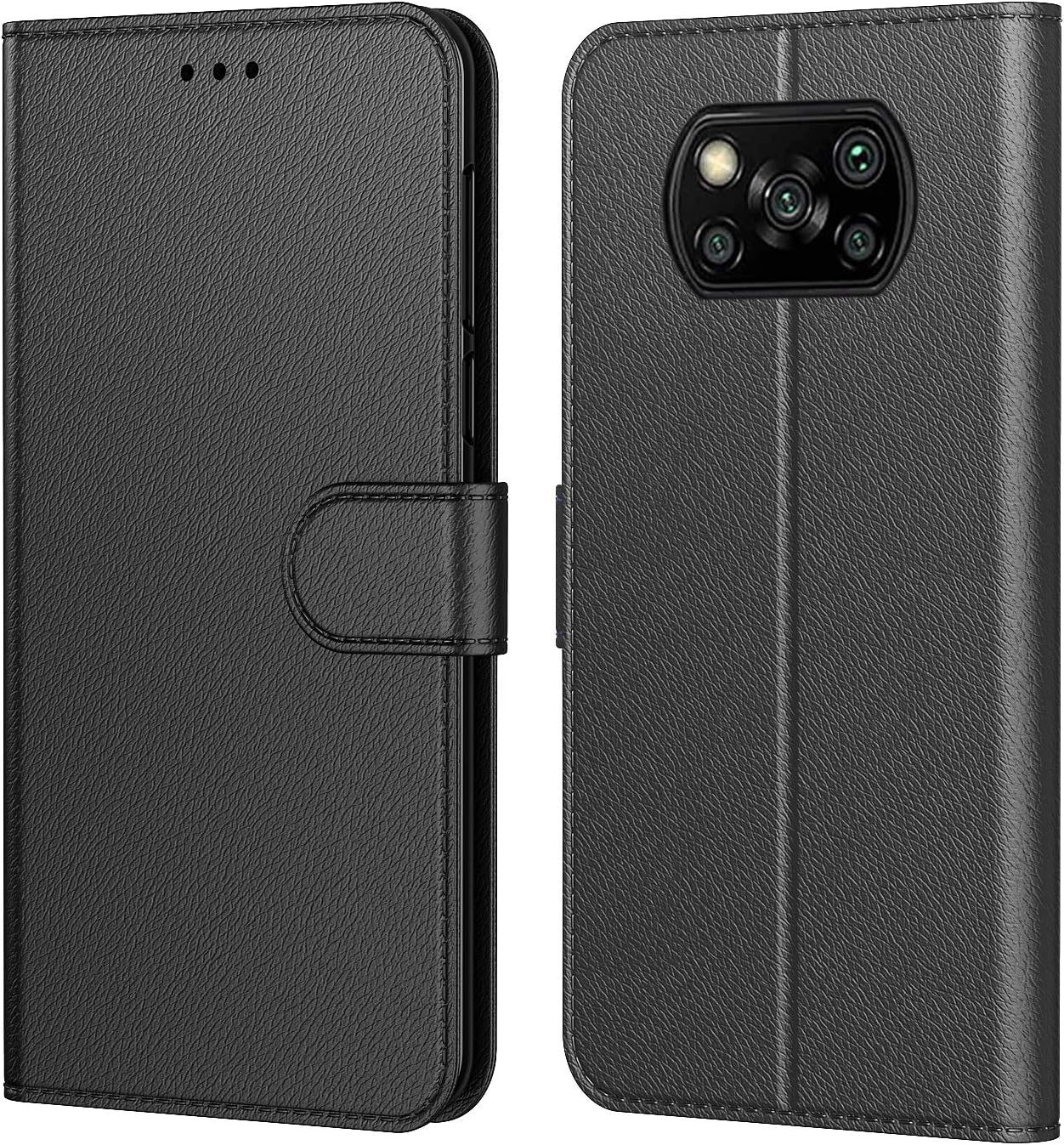 Tenphone Etui Coque Pour Xiaomi Poco X3 NFC Pochette Protection Etui