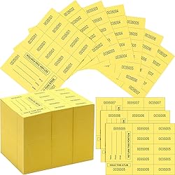 Kosiz 1000 Sheet 10 Bid Raffle Tickets Chinese