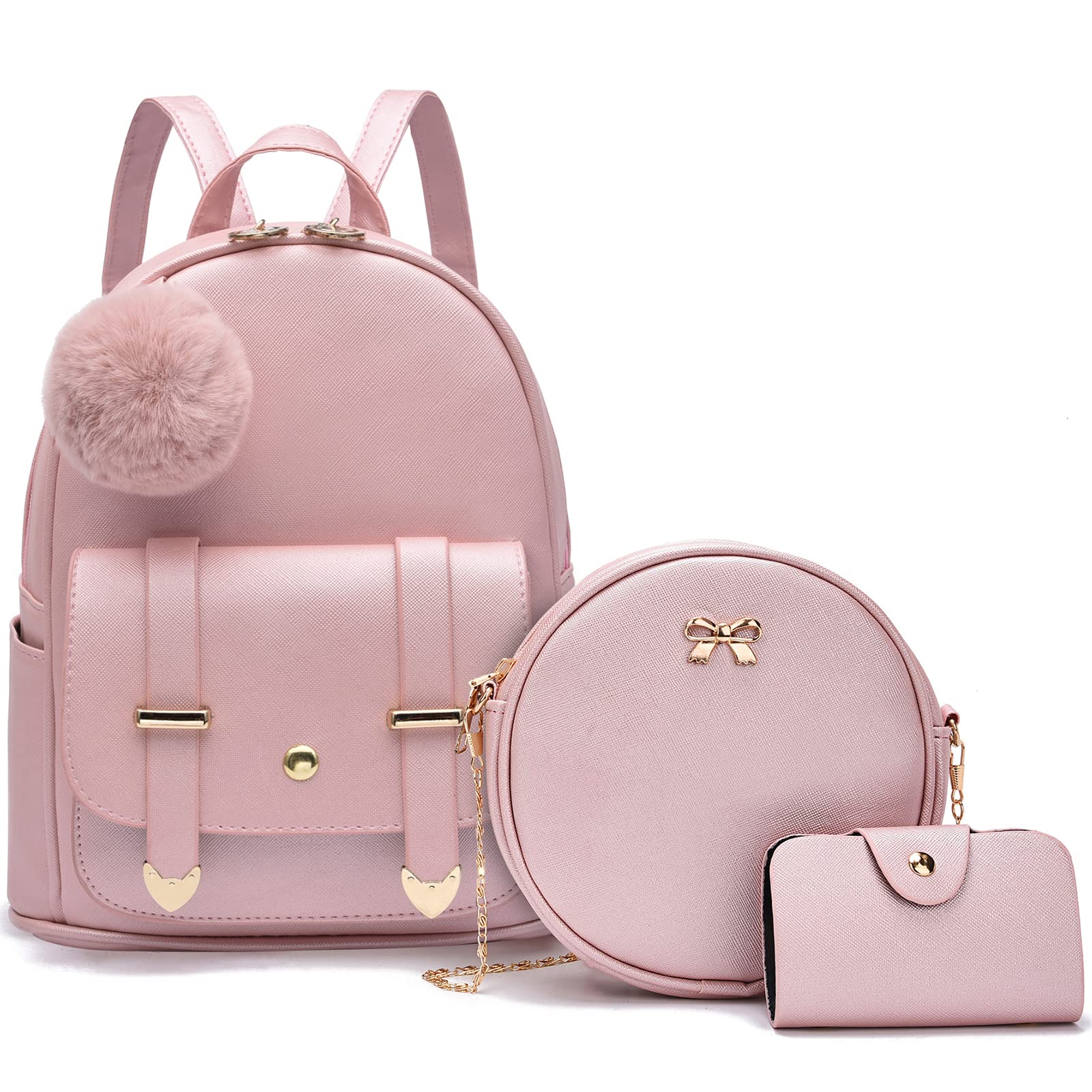 Buy I IHAYNER Mini Leather Backpack Purse for Teen Girls 3 