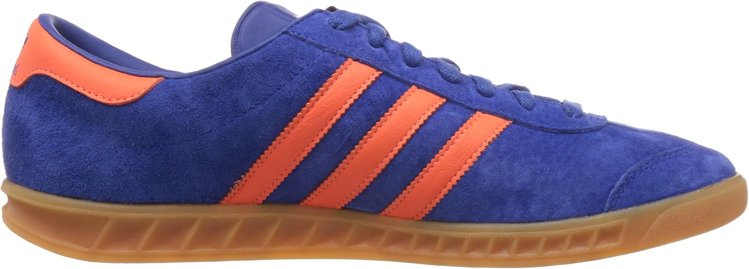 adidas hamburg trainers blue and orange