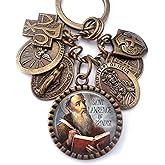 St. Lawrence of Brindisi Keychain, Necklace or Clip, Patron Saint, Catholic Confirmation Gift