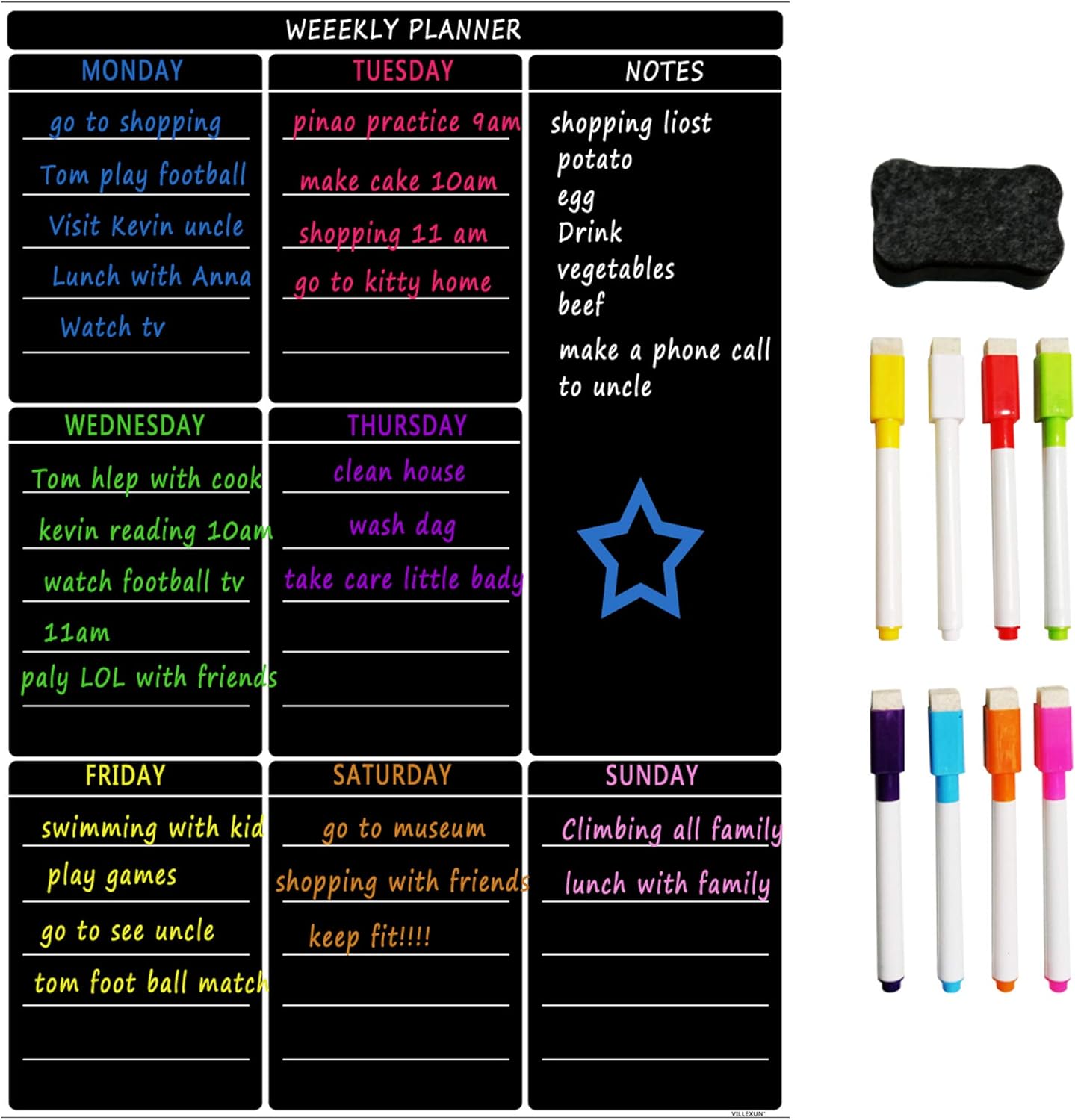 Best Kitchen Menu Dry Erase Board Cabinet