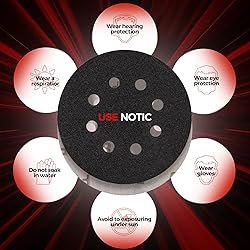 POTUINOM 50PCS 5 inch Silicon Carbide Sanding Discs