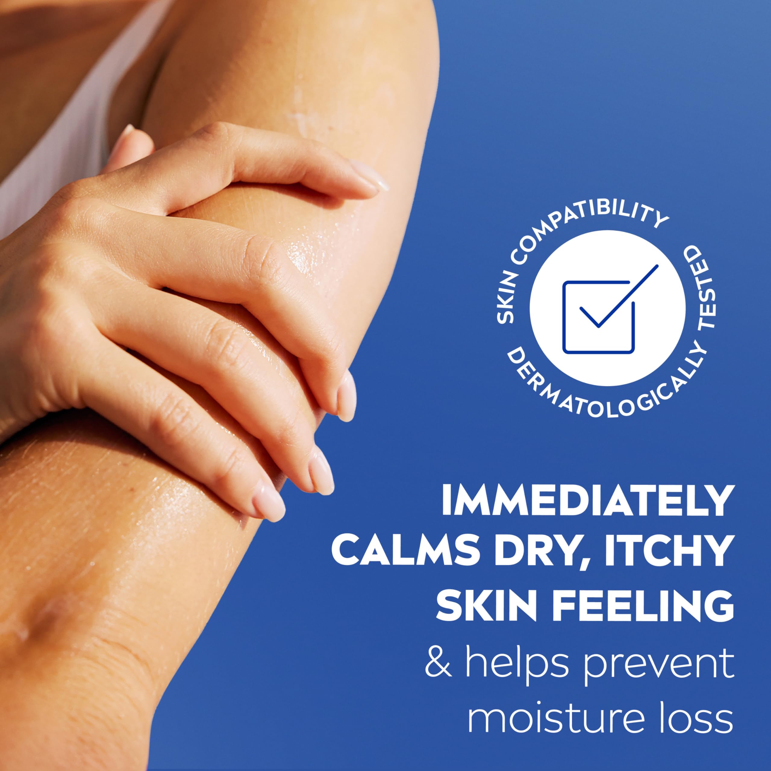 NIVEA Intense Healing Body Lotion for Very Dry, Itchy Skin with Glycerin, Provitamin B5 and Niacinamide, 72-Hour Body Moisturizer, Holiday Gifts for Self Care, 16.9 Fl Oz Pump Bottle