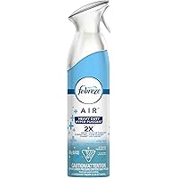 Febreze AIR Freshener Heavy Duty Spray, Odor Eliminator, Crisp Clean (1 Count, 250 g)