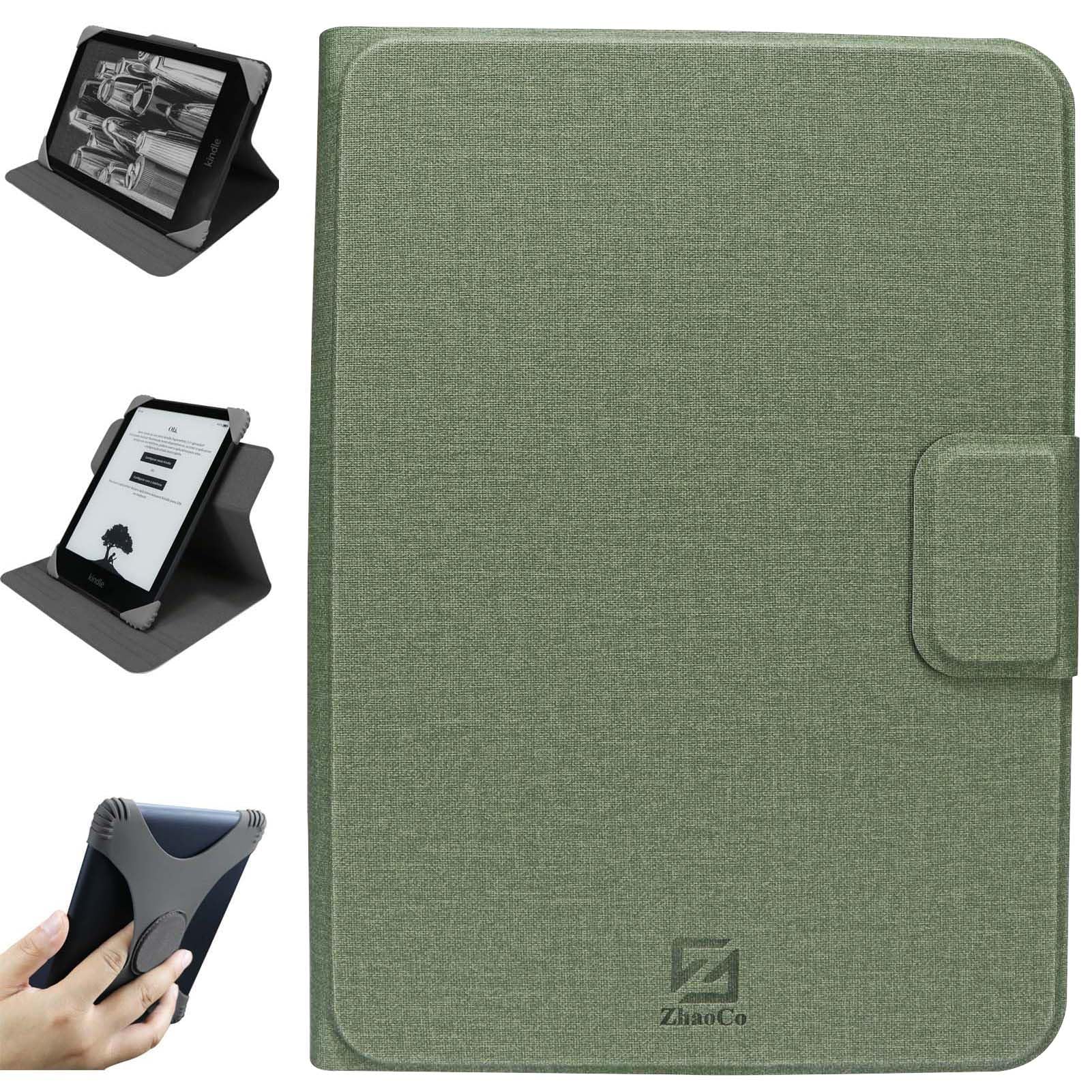 ZhaoCo Universal Detachable Case for 6'' New Kindle 2024/2022, Kobo Nia/Clara 2E / Clara HD, Lightweight Cover with Multiple Viewing Angles - Teal