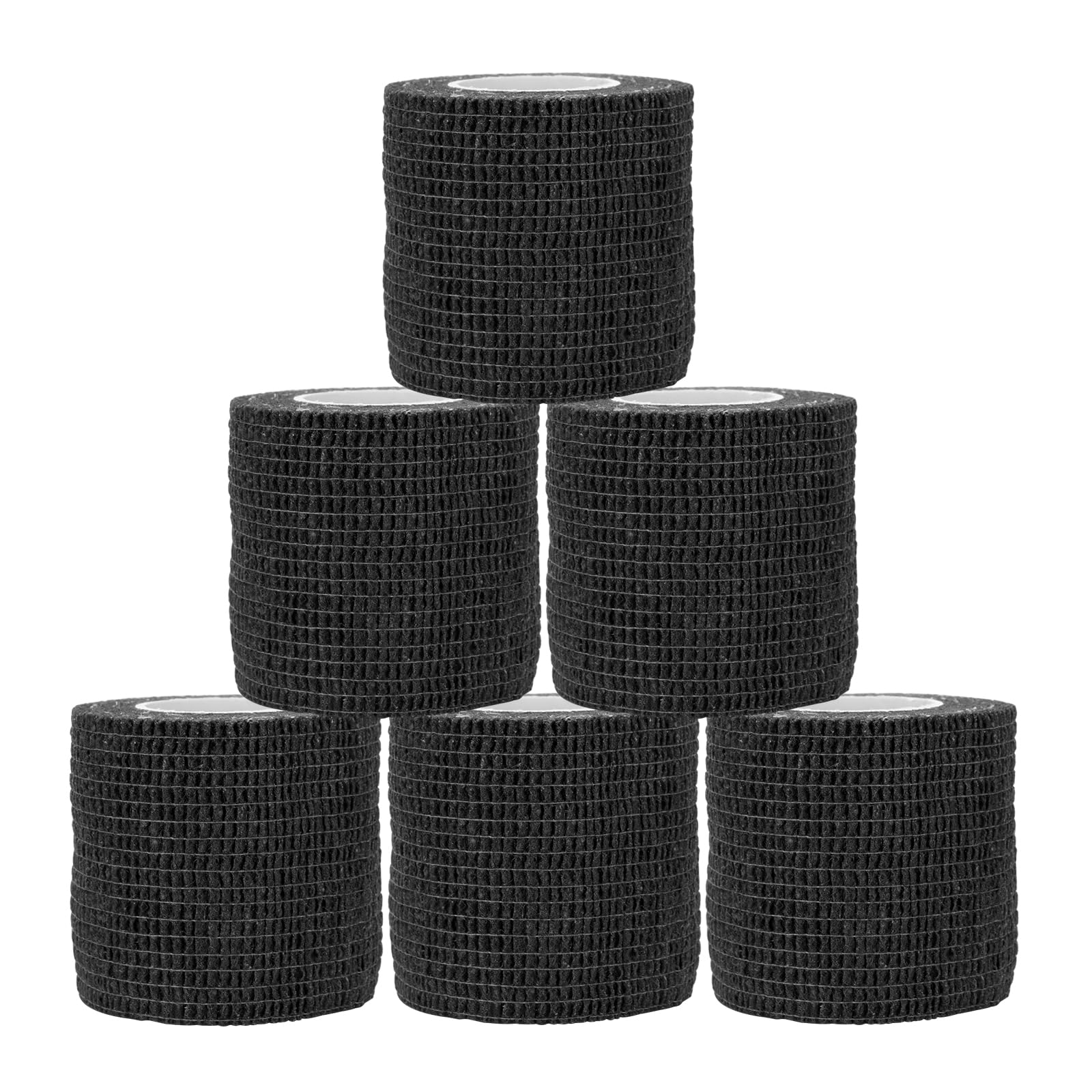 BAMTTOO Tattoo Grip Tape Wrap 6pcs Self Adhensive Bandage Grip Tapes Cover Rolls Sports Adherent Tape Tattoo Supplies (6pcs Grip Tape)