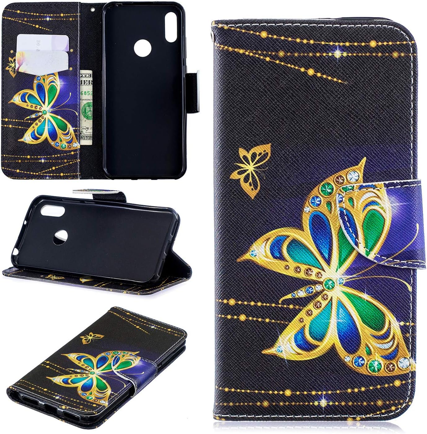 REY Pack 3X Pellicola In Vetro Temperato Per Huawei Y6 2019 / Y6 Pro 2019 / Honor Play 8A / Enjoy 9E – Durezza 9H, Oleofobico, Trasparente
