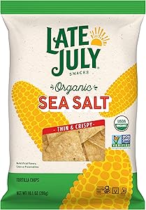 Late July Sea Salt Organic Tortilla Chips, 10.1 Oz Bag