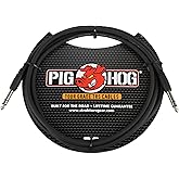 Pig Hog PTRS06 High Performance 1/4" TRS Instrument Cable, 6 Feet