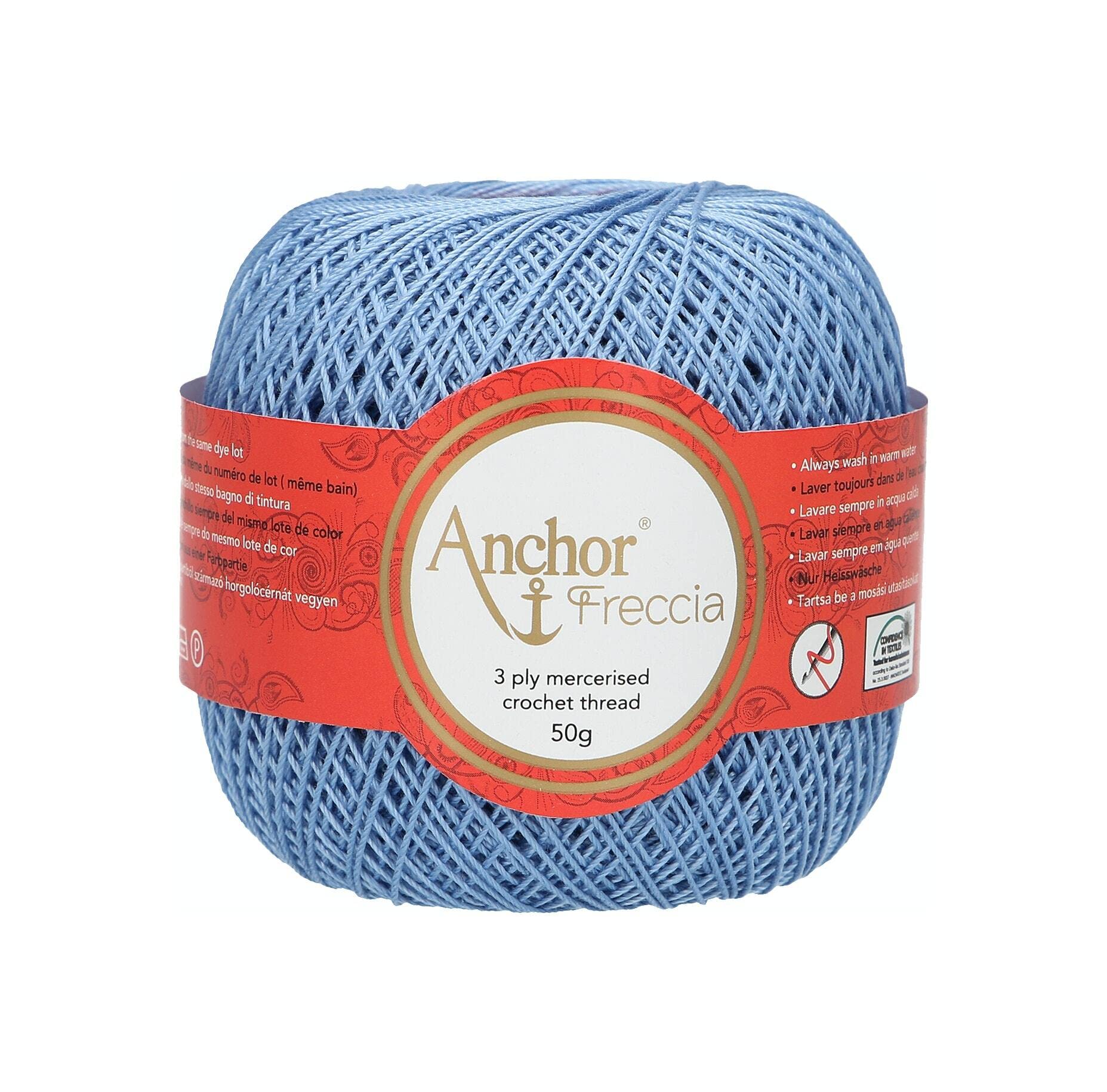 Anchor 4771012 00130 Yarn, Cotton, Blue