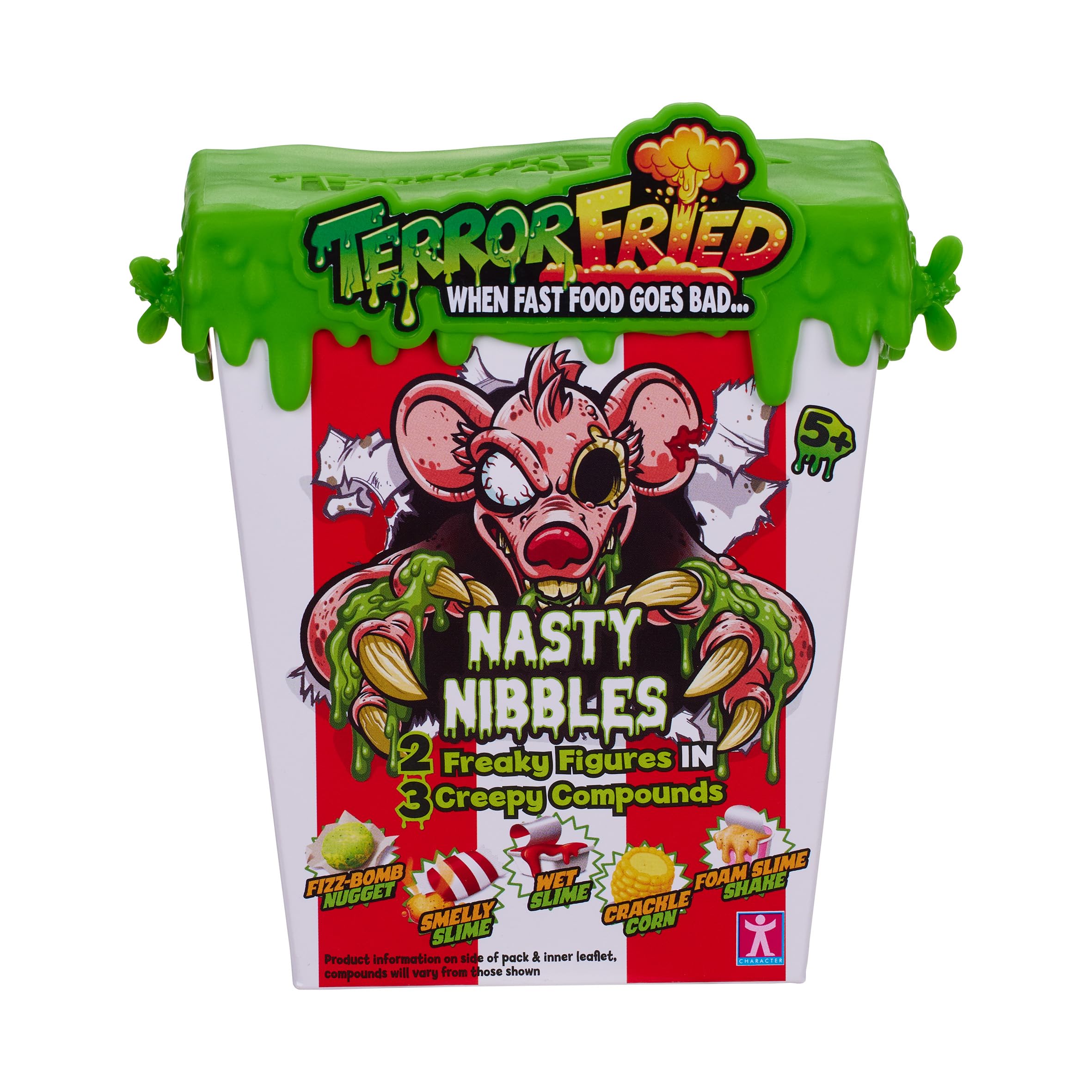 Terror Fried Nasty Nibbles, Gross collectables with slime play, Boys aged 4-10, Multiple compound play