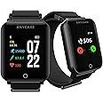AnyCARE TAP2 Smart Health Watch with Remote Health Monitoring and Medical Alert for Healthier Living - for iPhone Users Only