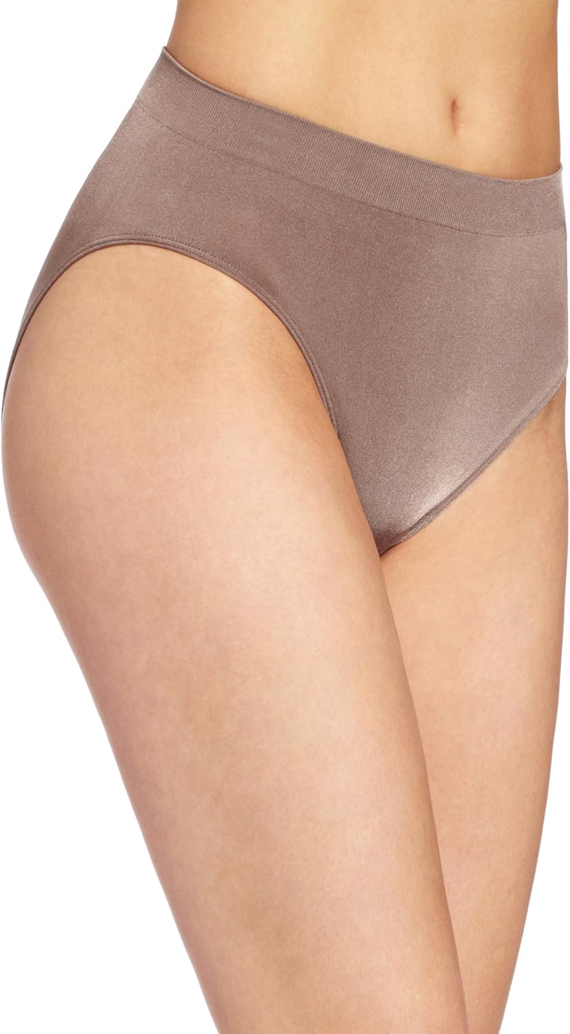 Wacoal womens Bsmooth Highcut Panty briefs underwear, Cappuccino, XX