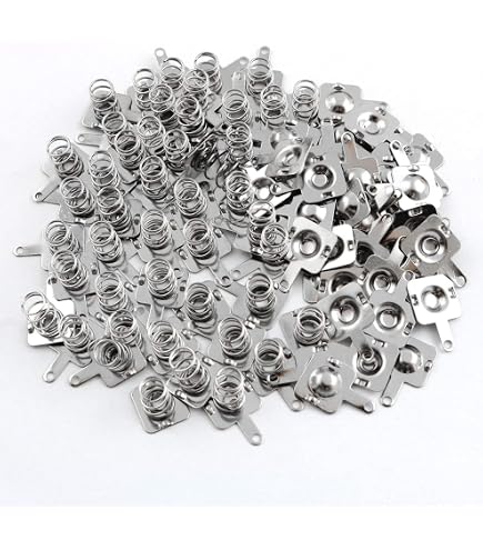 Replacement Battery Springs 10 Pairs AA AAA Battery Spring Plates ...