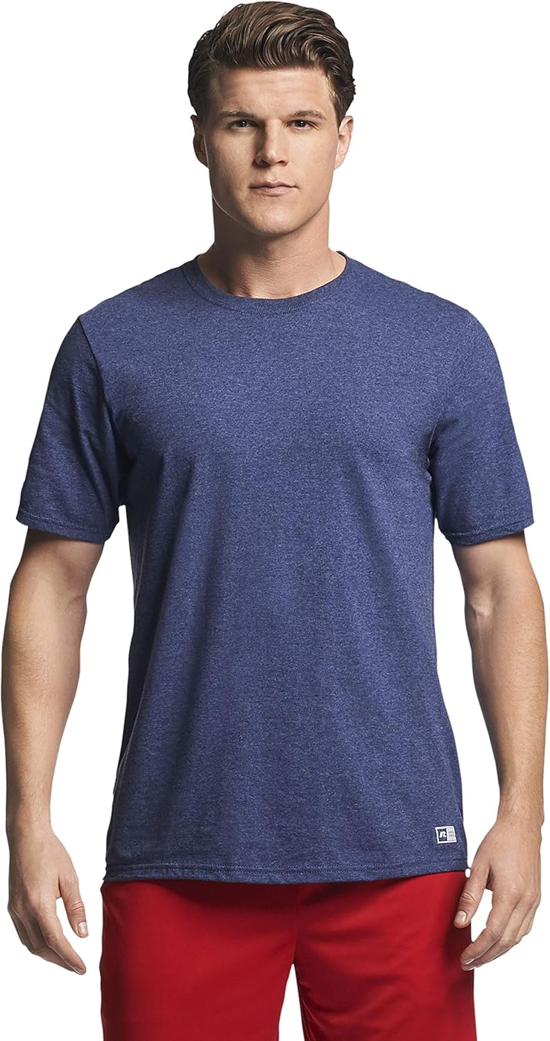 Russell Athletic Men's Cotton Performance Short Sleeve T-Shirt at  Men’s Clothing store