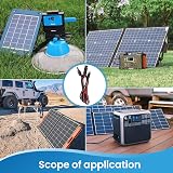 Thlevel Solar Panel Cable to DC 8mm 5.5x2.1mm 4.0x1.7mm Waterproof 1.8m 16AWG view 7