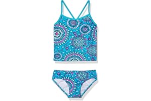 Kanu Surf Girls Melanie Beach Sport 2-pc UPF 50+ Banded Tankini