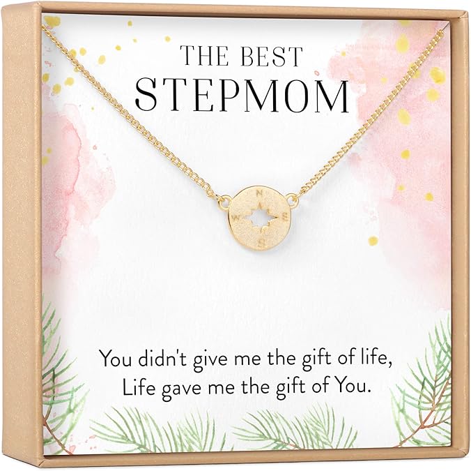 Amazon.com: Dear Ava Stepmother Gift Necklace: Present for Bonus Mom, Other Mother, Adopted Mom 