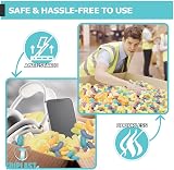 Triplast ECO Packing Peanuts MultiColour 1 Cubic Ft Corn Starch Biodegradable view 5
