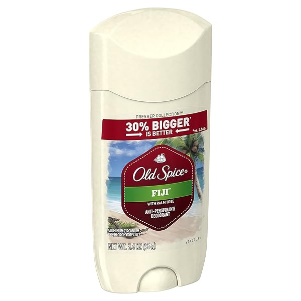 OLD SPICE FRESHER COLLECTION MEN’S ANTI-PERSPIRANT AND DEODORANT, FIJI SCENT – 3.4 OZ