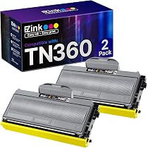 Reproductor Blu Ray Pack De 2 Cartuchos De Tóner TN360 Compatibles Para Impresoras Brother HL-2140, DCP-7040, MFC-7320/7340 Tóner Negro BRTN360