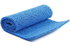 Miners Moss Sluice Box Matting Mining Equipment for Gold Prospecting, Unbacked 10mm, 12 x 36 inch, Blue