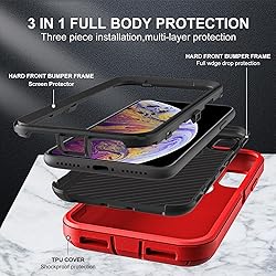 YKHJKLEC for iPhone Xs Max Case, Military Grade 3