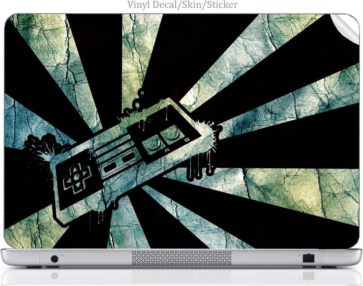 Laptop VINYL DECAL Sticker Skin Print Retro Gamer fits Latitude E6420