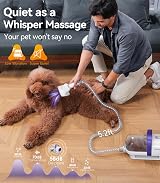 Oneisall Dog Grooming Vacuum Kit with 4 Tools and Hair Remover Brush view 3
