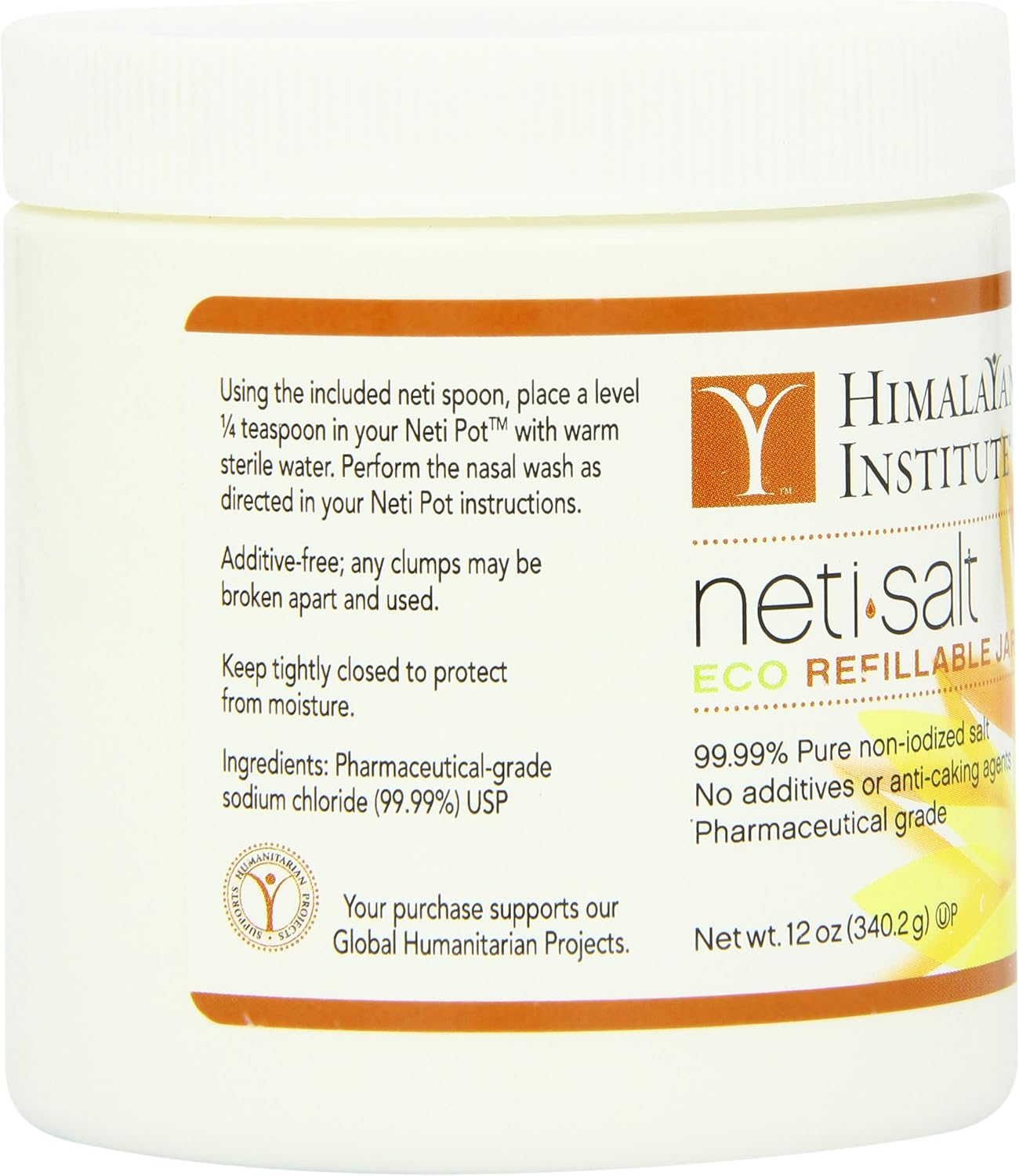 Himalayan Chandra Neti Pot Salt, 12-Ounce jar (Pack of 3): Health & Personal Care